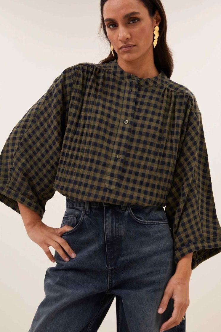 Jess Blouse Kaki